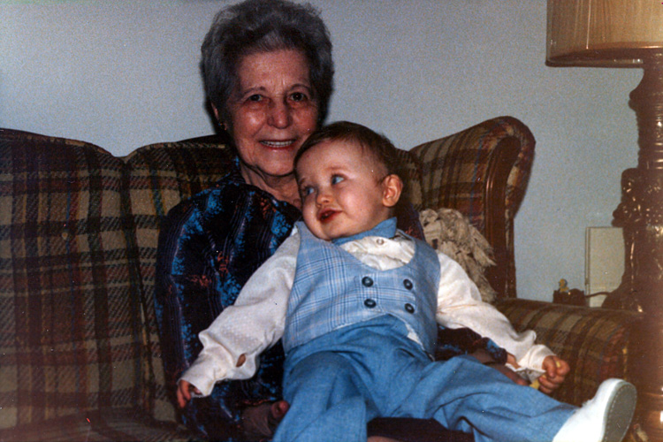 80-04-00, 02, Great Grandma and Michael, Belleville, NJ