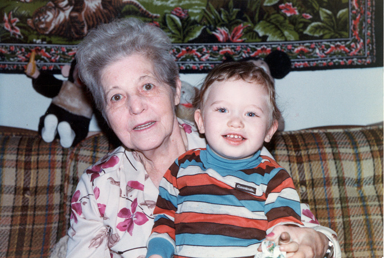 80-10-00, 01, Great Grandma and Michael, Belleville, NJ