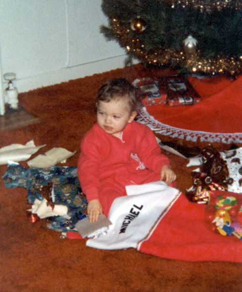 80-12-25, 02, Michael, Christmas, Belleville, NJ