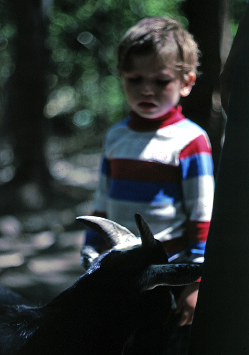 83-07-00, 19, Michael at Petting Zoo, PA