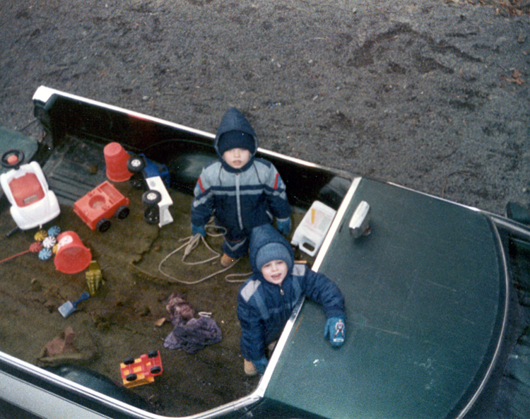 84-12-29, 05, Brian and Michael, Dingman Ferry, PA