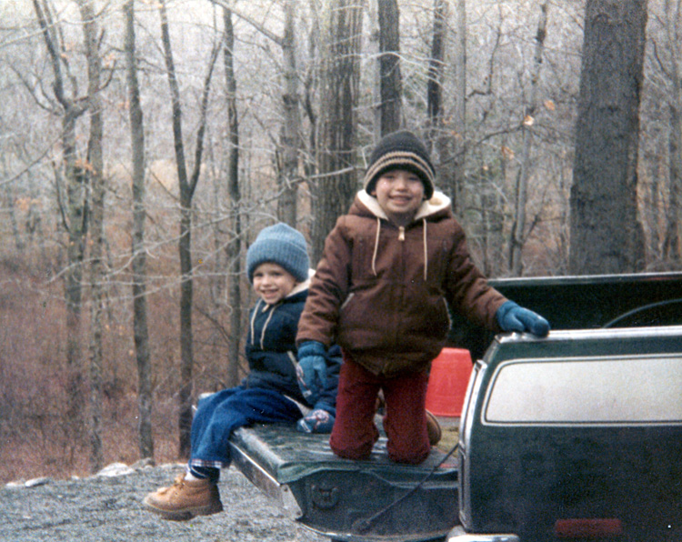 84-12-29, 06, Brian and Michael, Dingman Ferry, PA