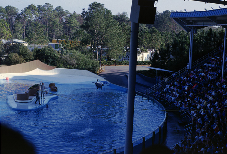 86-12-28, 13, Main Show at Sea World, Florida