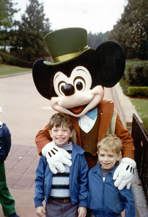 86-12-30, 50, Michael and Brian, Disney World in Florida