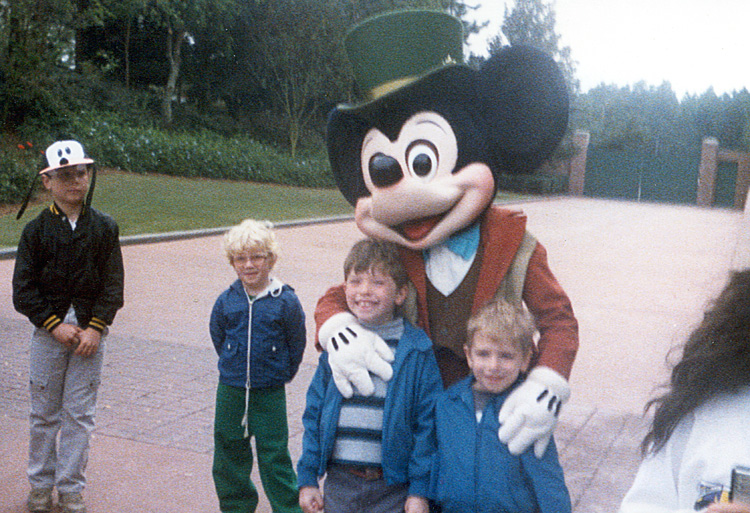 86-12-30, 51, Michael and Brian, Disney World in Florida