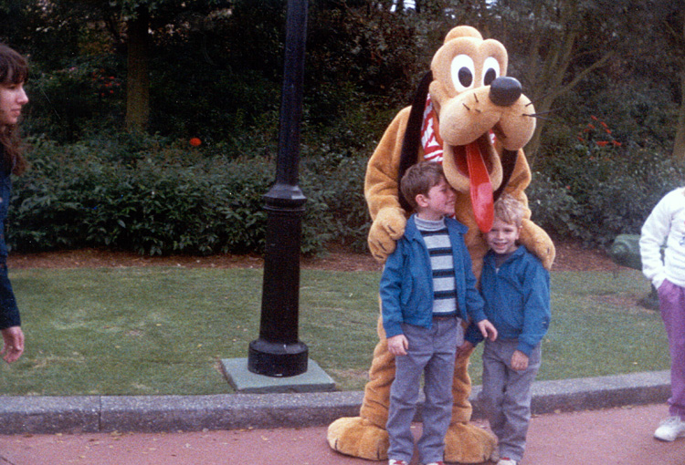 86-12-30, 52, Michael and Brian, Disney World in Florida