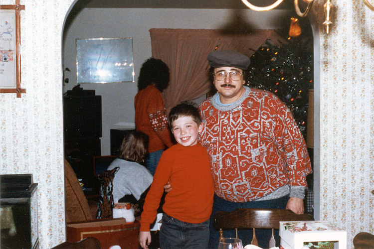 89-12-25, 27, Michael and Mike, Christmas, North Plainfield