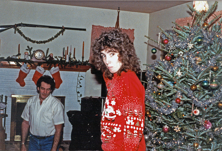 89-12-25, 30, Gerry and Linda, Christmas, North Plainfield