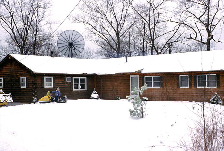 89-12-29, 04, Brian on his Snowmobile, Dingmans Ferry, PA