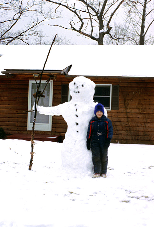 89-12-29, 08, Brian & Snowman, Dingmans Ferry, PA