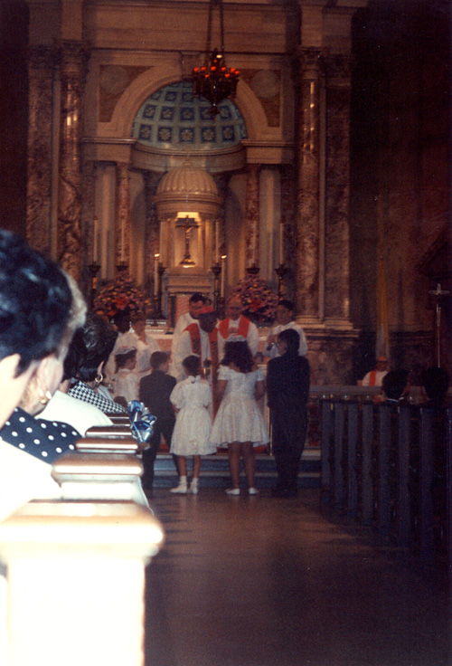 91-05-25, 16, Michael's Confirmation, St Lucy's Church