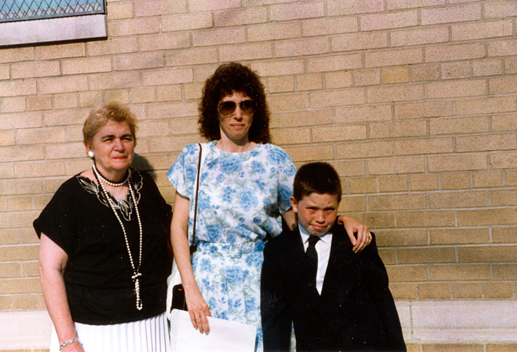 91-05-25, 21, Michael's Confirmation, St Lucy's Church