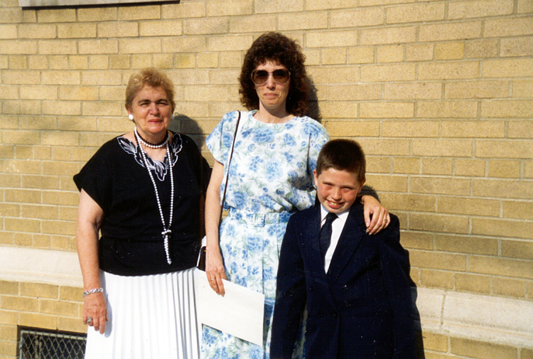 91-05-25, 22, Michael's Confirmation, St Lucy's Church