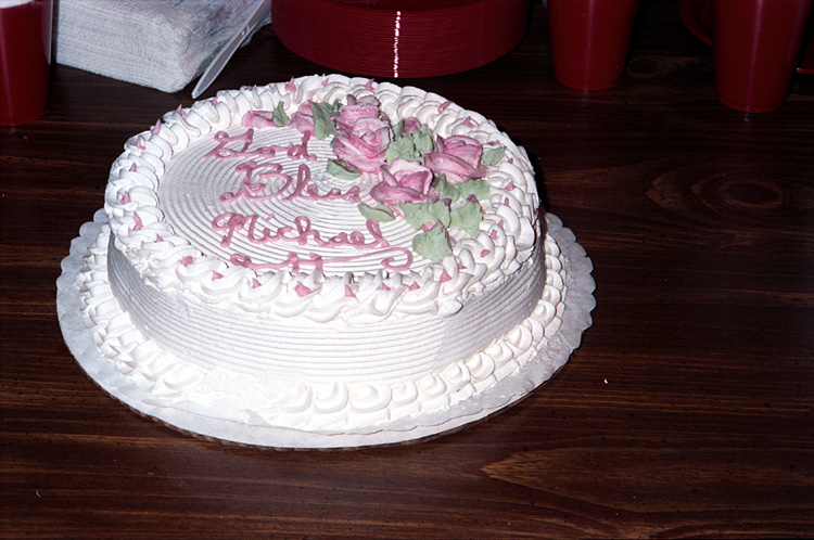 91-05-25, 36, Cake Michael's Confirmation Party