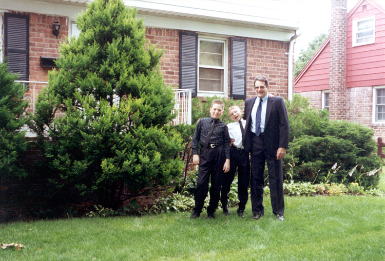 92-07-00, 01, Michael, Brian and Gerry, Mary Ellen's Wedding