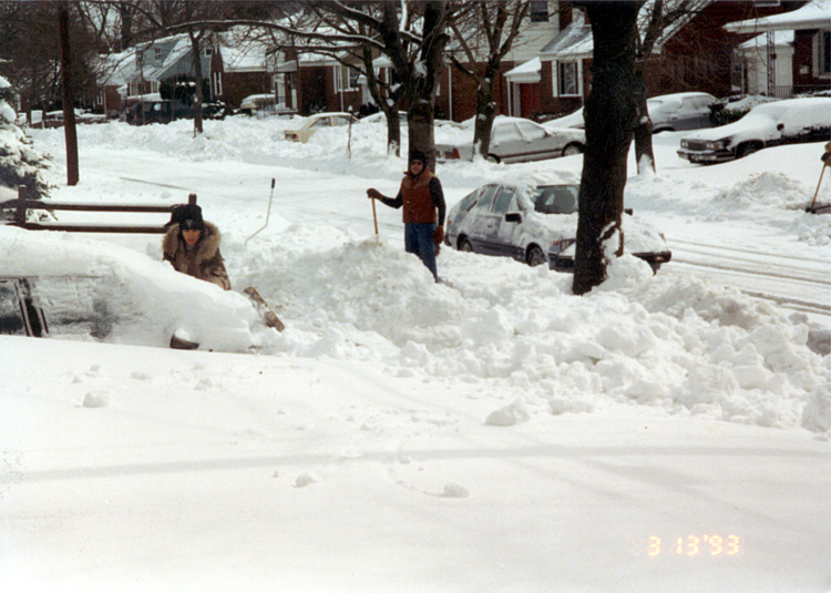 93-03-13, 01, The Big Snow Storm of '93, Saddle Brook, NJ