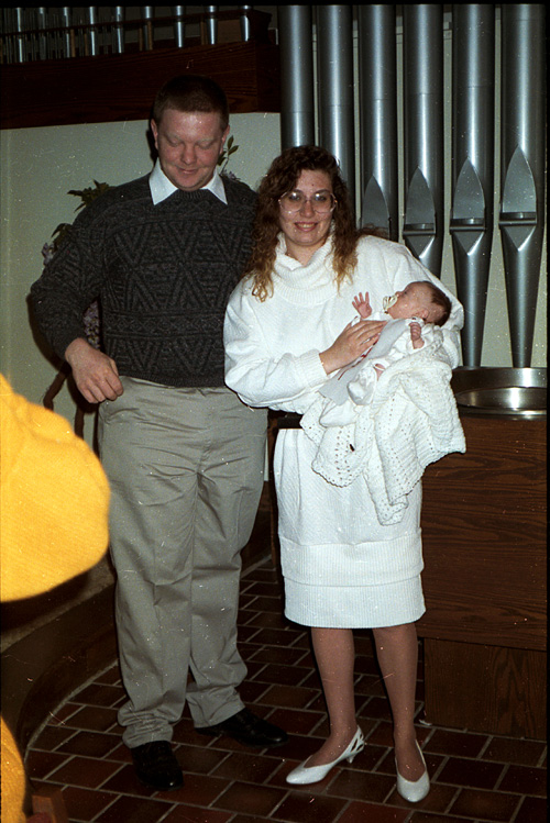 93-02-00, 16, Christening, Paul-John, Mary Ellen, PJ