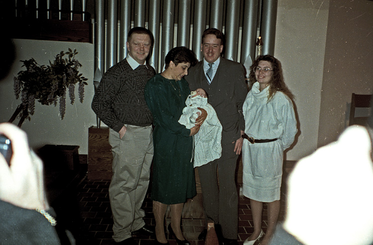 93-02-00, 17, Christening, Paul-John, Mary Ellen, PJ