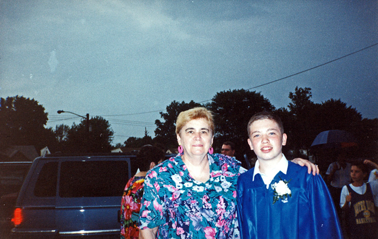 93-06-00, 18c, Grandma & Michael, 8 th Grade Graduation