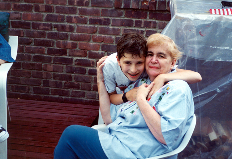 94-05-31, 04, Brian and Grandma, Memorial Day, Saddle Brook