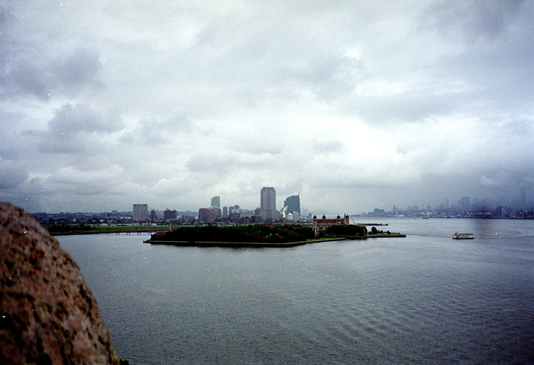 94-08-01, 17, Elis Island from Statue of Liberty, NY