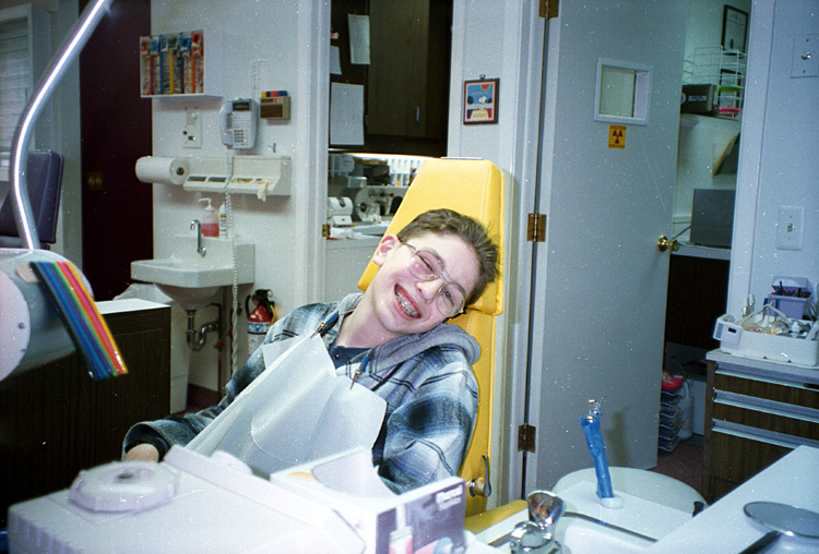 95-04-00, 00, Brian at the Dentist with braces