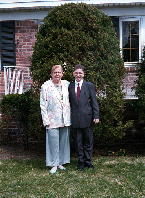 95-04-02, 08, Grandma and Brian, Brian's Confirmation