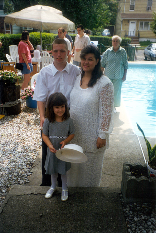 97-08-16, 19a, Michael, Andrea and Lisa, Wedding