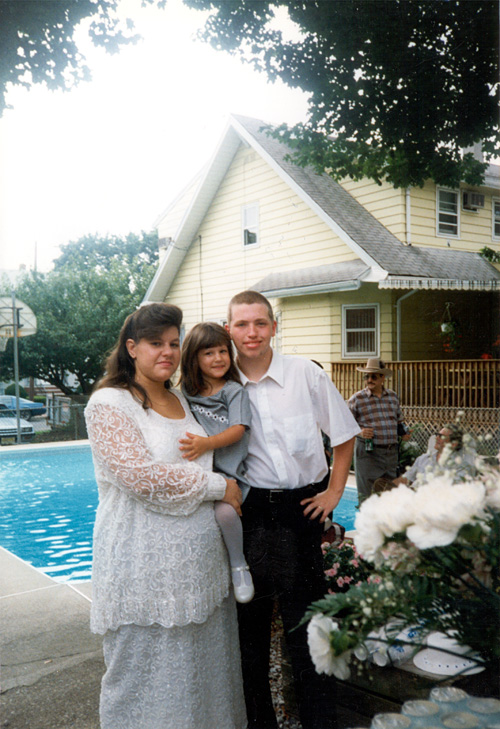 97-08-16, 25a, Lisa, Andrea and Michael, Wedding