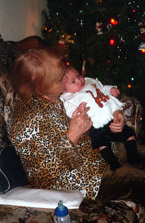 97-12-25, 12, Grandma and Mikey, Christmas