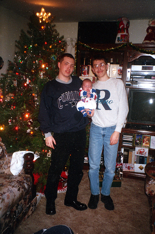 97-12-25, 23, Michael, Mikey and Brian, Christmas