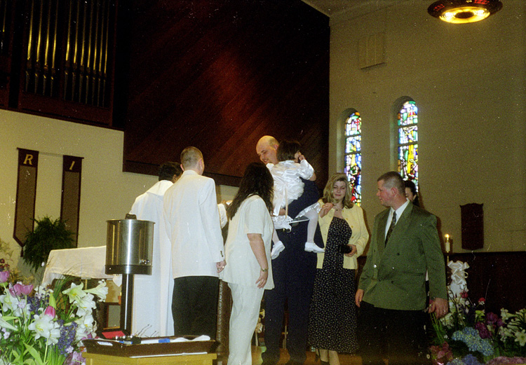 98-04-19, 04, Andrea, Lisa, and Michael, Christening