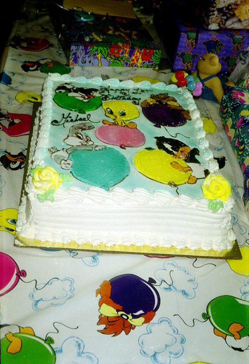 98-09-19, 11, Mikey's Cake, 1st Birthday