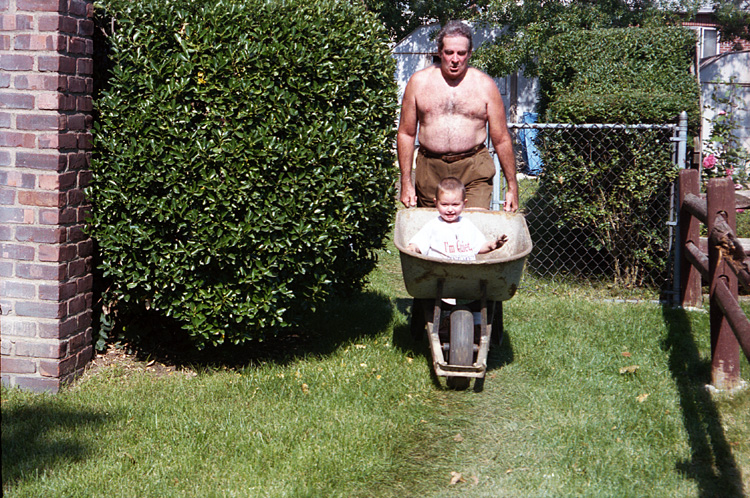 99-10-02, 07, Mikey helping with dirt, Saddle Brook, NJ