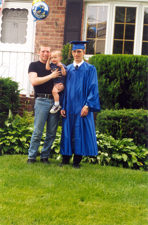 99-06-25, 03s, Michael, Mikey, and Brian, Brian's Graduation