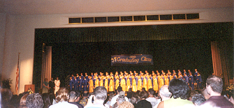 99-06-25, 09s, Stage, Brian's Graduation