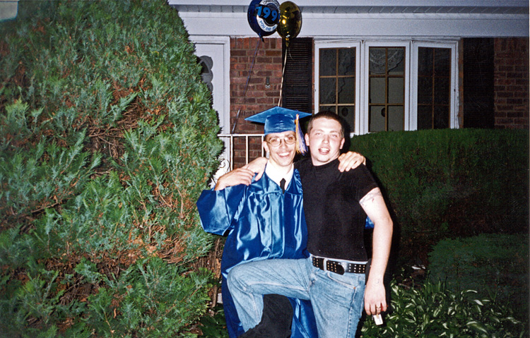 99-06-25, 17s, Brian and Michael, Brian's Graduation