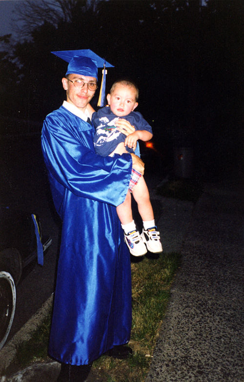 99-06-25, 30s, Brian and Mikey, Brian's Graduation