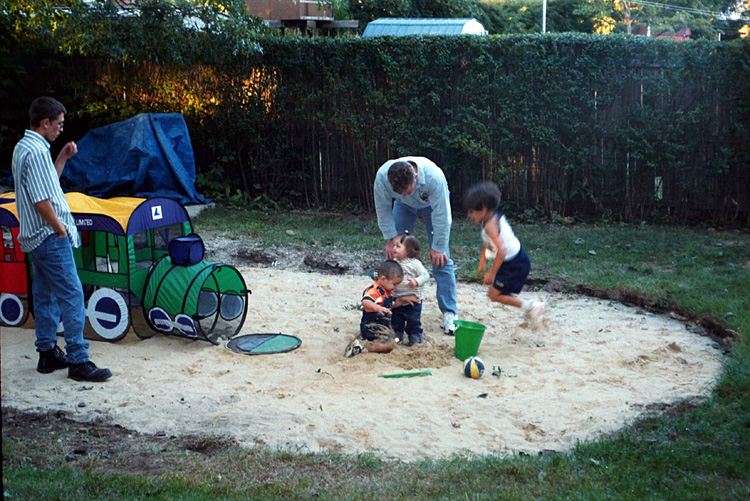 99-09-18, 19, Brian, Mikey, Janisa, Ed, Andrea, Mikey's 2nd