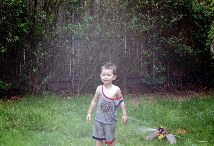 00-06-11, 11, Mikey in sprinklers