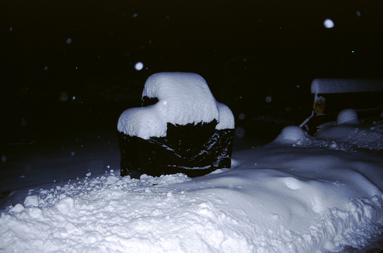 00-12-30, 12, Big Snow of 2000', Rear Porch, Saddle Brook, NJ