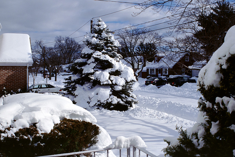 00-12-31, 15, Big Snow of 2000', Taggart Way, Saddle Brook