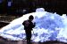 01-04-13, 01, Mikey in Snow, Turtle Back Zoo