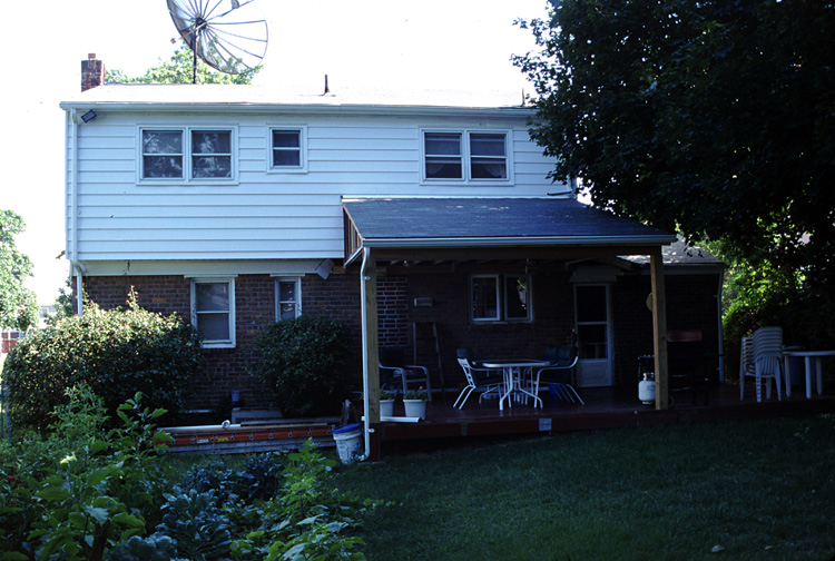 01-08-25, 05, Rear Porch, Saddle Brook, NJ