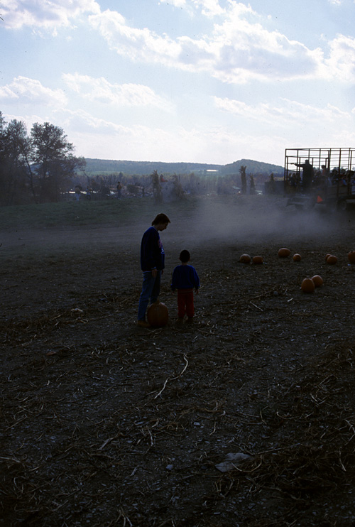 01-10-20, 37, Mikey and Pumkins, Pumkin Picking Farm, NJ