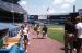 03-08-29, 13, Lori,  Mikey, and Linda, Yankee Game