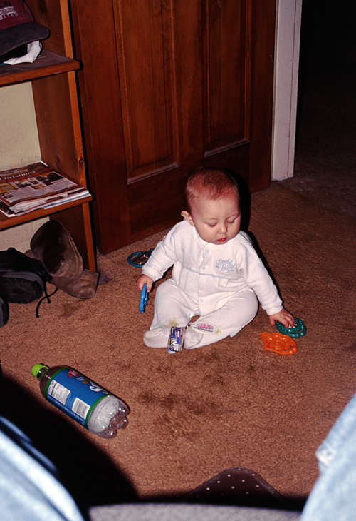 03-10-20, 02, Connor (Joe) playing on floor