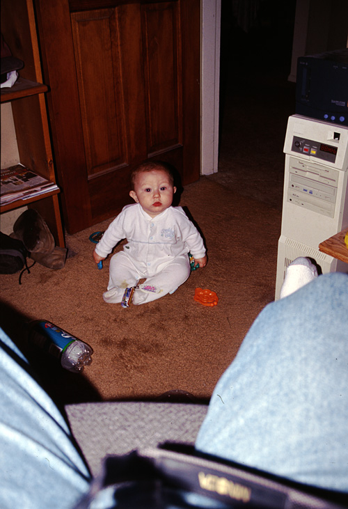 03-10-20, 03, Connor (Joe) playing on floor