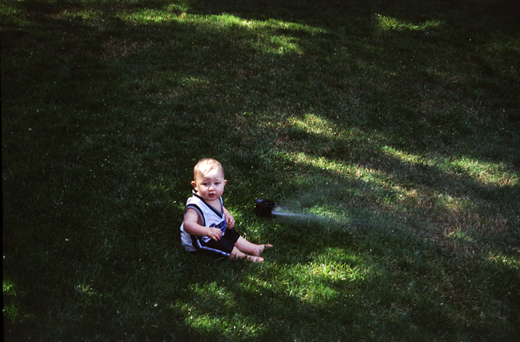 04-05-15, 11, Connor in Sprinklers