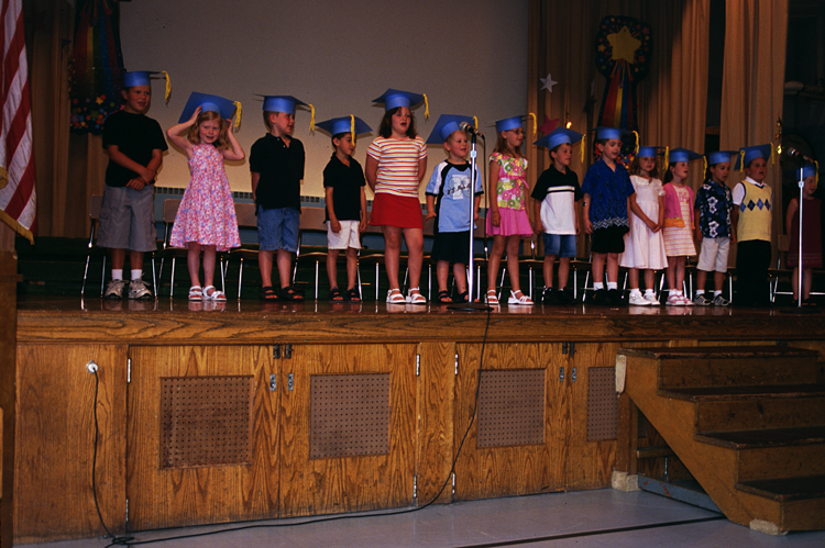 04-06-15, 17, Mikey during Kindergarten Graduation